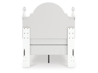 Signature Design by Ashley Kozlani Twin Upholstered Panel Bed, Dresser and Mirror - PCB1819B14