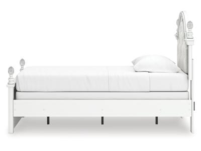 Signature Design by Ashley Kozlani Twin Upholstered Panel Bed, Dresser and Mirror - PCB1819B14