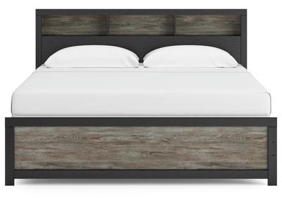 Signature Design by Ashley Broachmyn King Bookcase Panel Bed - PCB1118B19