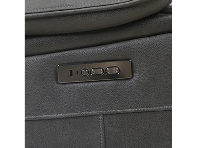 Primo International Brindle Power Motion Loveseat in Charcoal - BRINDLE-LOVE