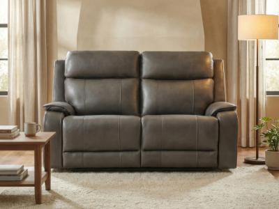 Primo International Brindle Power Motion Loveseat in Charcoal - BRINDLE-LOVE