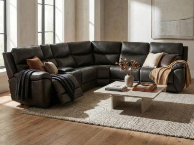 Primo International Knox Double Power Motion Sectional - KNOX-K