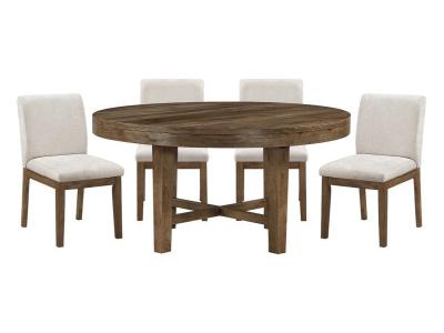 Matisse Collection 5 Piece Round Dining Set - 2447-5PCRNDK
