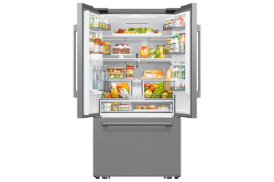 36" Samsung Bespoke AI 3-Door French Door Refrigerator with In-Door Tall Dispenser - RF70H25KERAA