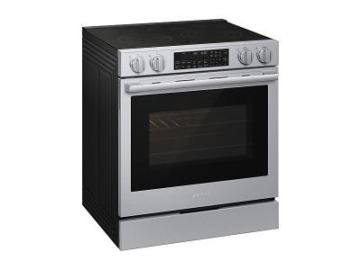 30" Samsung 6.3 Cu. Ft. Electric Slide-In Range True Convection with Air Fry Max - NSE90H63SRAC