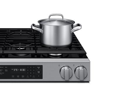 30" Samsung 6.0 Cu. Ft. Gas Slide-In True Convection Range - NSG70H60SRAA