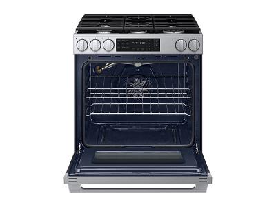 30" Samsung 6.0 Cu. Ft. Electric Slide-In True Convection Range - NSG80H60SRAA