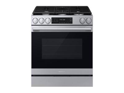 30" Samsung 6.0 Cu. Ft. Electric Slide-In True Convection Range - NSG80H60SRAA