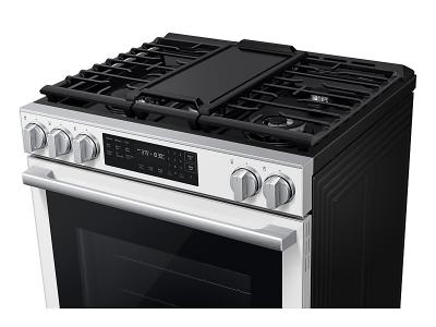 30" Samsung 6.0 Cu. Ft. Gas Slide-In True Convection Range - NSG80H60SWAA