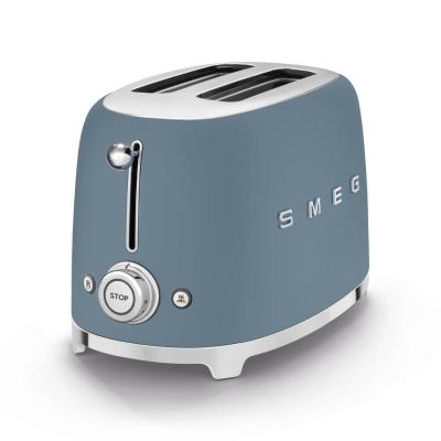 SMEG 50's Style 2-Slice Traditional Toaster in Storm Blue - TSF01SBMUS