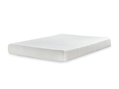 Sierra Sleep Chime 8 Inch Memory Foam Twin Mattress in White - M72611