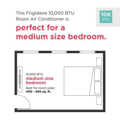 Frigidaire 10000 BTU Wall Room Air Conditioner with Supplemental Heat - FHTE103WA2