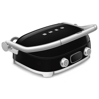 SMEG 50's Style Multiuse Grill in Black - MGF01BLUS