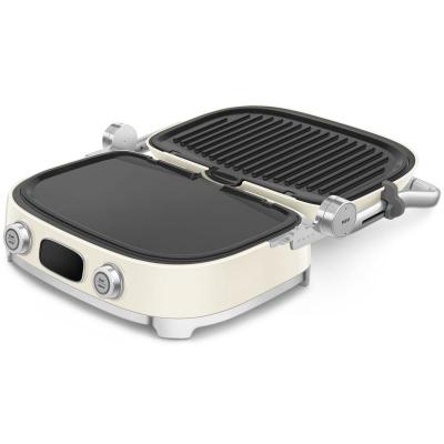 SMEG 50's Style Multiuse Grill in Cream - MGF01CRUS