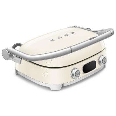 SMEG 50's Style Multiuse Grill in Cream - MGF01CRUS