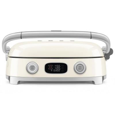 SMEG 50's Style Multiuse Grill in Cream - MGF01CRUS