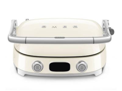SMEG 50's Style Multiuse Grill in Cream - MGF01CRUS