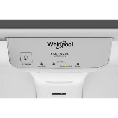33" Whirlpool 21 Cu. Ft. Wide Top Freezer Refrigerator with Total Coverage Cooling - WRTX7421TZ
