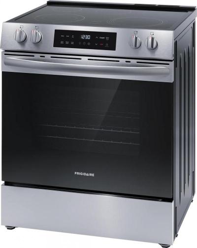30" Frigidaire Front Control Electric Range - FCFE308CBS