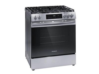 30" Frigidaire Front Control Gas Range with Air Fry - FCFG3082BS
