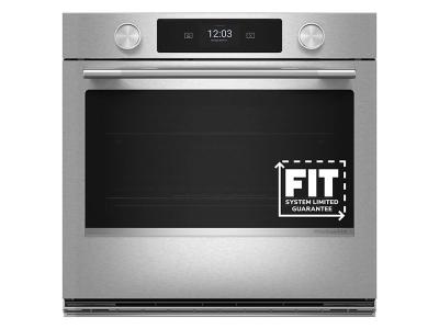 30" Kitchenaid Smart Electric Single Wall Oven with Intelligent Cooking Camera in PrintShield Finish - KOES930SPS