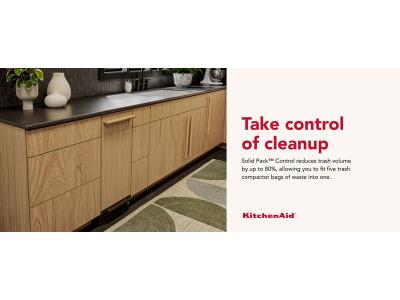 15" Kitchenaid Built-In Trash Compactor with Built-In Odor Management System - KTTP515TPA