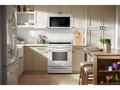 30" Whirlpool Gas Smart Range with No Preheat Mode and Steam Clean - WSGS3330TW