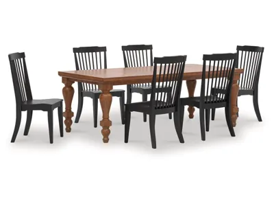 Greddinton Dining Table and 6 Chairs - PCD824D23
