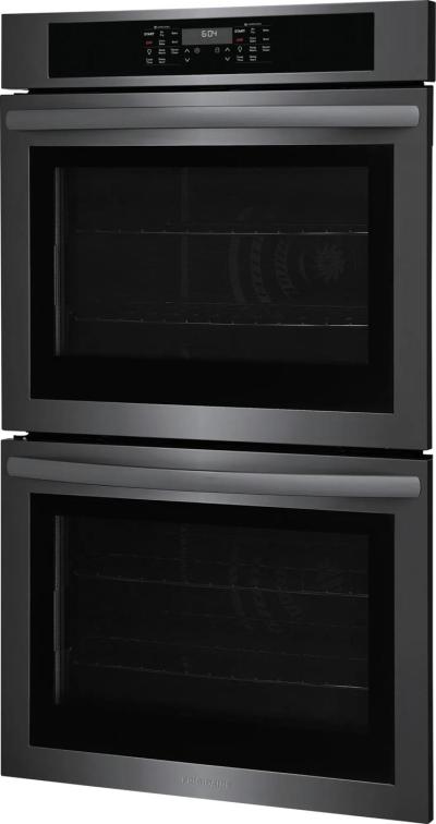 30" Frigidaire 10.6 Cu. Ft. Electric Double Wall Oven in Black Stainless Steel - FCWD3030AD