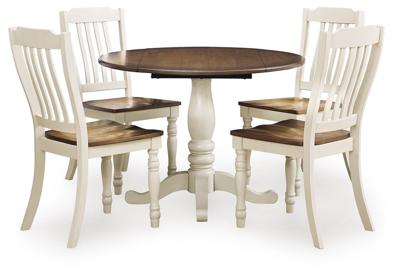 Wirloni Dining Table and 4 Chairs - PCD616D1