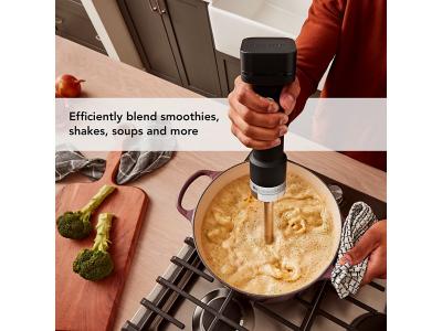 KitchenAid Go Cordless Hand Blender with Accessories - Battery Sold Separately - KHBRV05BM