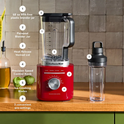 Kitchenaid Pure Power Blender with Personal Blending Jar - KSB2079ER