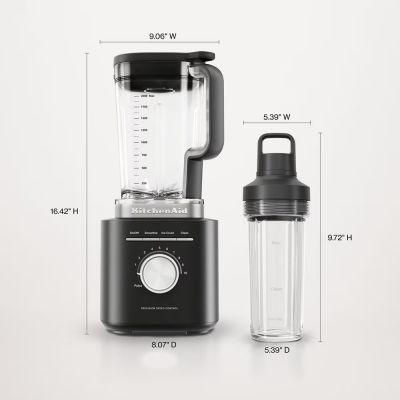 Kitchenaid Pure Power Blender with Personal Blending Jar - KSB2079BM