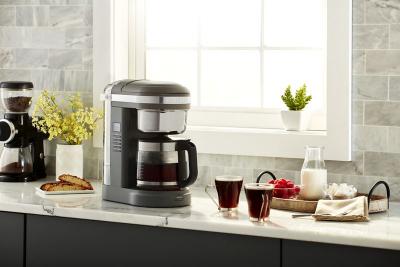 KitchenAid 12 Cup Drip Coffee Maker with Spiral Showerhead - KCM1209DG