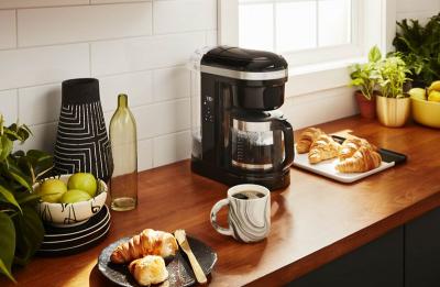 KitchenAid 12 Cup Drip Coffee Maker with Spiral Showerhead - KCM1208OB
