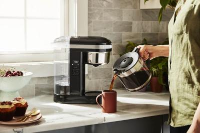 KitchenAid 12 Cup Drip Coffee Maker with Spiral Showerhead - KCM1209OB