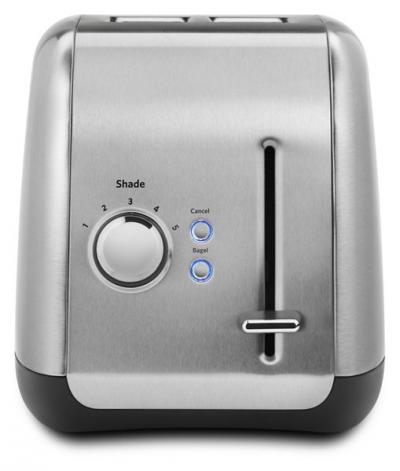 8" KitchenAid 2-Slice Toaster with Manual Lift Lever - KMT2115SX
