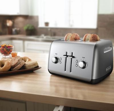 12" KitchenAid  4-Slice Toaster with Manual High-Lift Lever - KMT4115CU