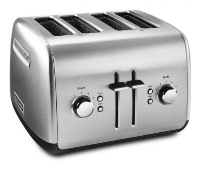 12" KitchenAid 4-Slice Toaster with Manual High-Lift Lever - KMT4115SX