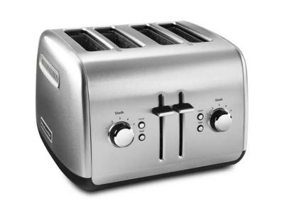 12" KitchenAid 4-Slice Toaster with Manual High-Lift Lever - KMT4115SX
