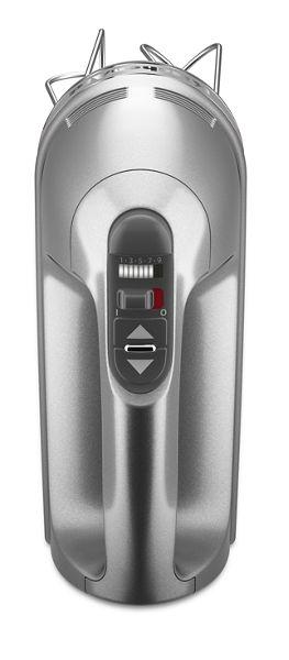 4" KitchenAid 9-Speed Hand Mixer in Contour Silver - KHM926CU