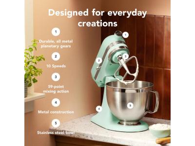Kitchenaid Artisan Series 5 Quart Tilt-Head Stand Mixer - KSM195PSSD