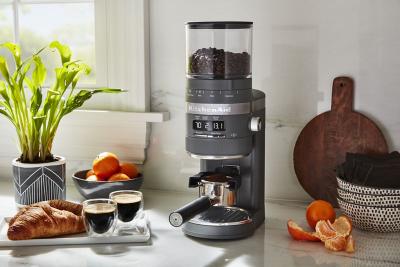 KitchenAid Burr Coffee Grinder in Matte Charcoal Grey - KCG8433DG