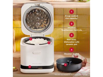 KitchenAid Compact Grain and Rice Cooker in Porcelain - KGC2154PL