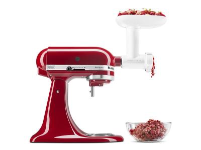 KitchenAid Food Grinder  Fresh Prep Slicer/Shredder Attachment Bundle - KSM2VSGA