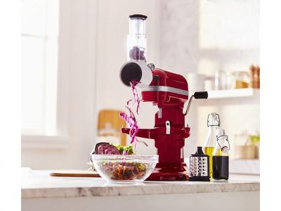 KitchenAid Food Grinder  Fresh Prep Slicer/Shredder Attachment Bundle - KSM2VSGA