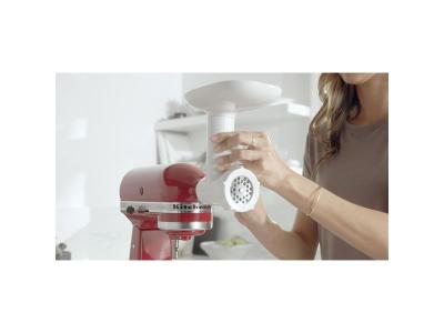 KitchenAid Food Grinder  Fresh Prep Slicer/Shredder Attachment Bundle - KSM2VSGA
