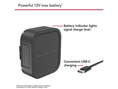 KitchenAid Go Cordless 12V MAX Lithium Ion Battery - KRB12