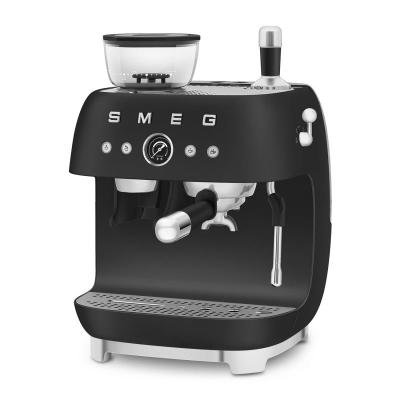 SMEG 50's Style Manual Coffee Machine with Grinder - EGF03BLMUS