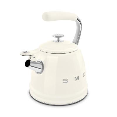 SMEG 2.3L 50's Style Stovetop whistling kettle - WKF01CR